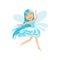 Cute Fairy Of Wind Element Girly Cartoon Character