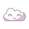 Cute fantasy cloud kawaii character