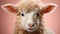 Cute farm animals, innocent and fluffy, looking at camera generated by AI