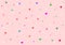 Cute festive background with color confetti.