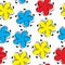 Cute floral seamless pattern, bright summer floral background. Flower texture.