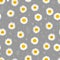 Cute floral seamless pattern. Daisy flowers seamless pattern. Beautiful chamomile background. Kawaii
