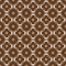 Cute flower motifs on Indonesia batik design with simple blend white and brown color design