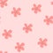Cute flowers seamless pattern. Fashionable flower pattern for wrapping paper, wallpaper, stickers, notebook cover