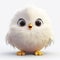 Cute Fluffy Chicken Icon In Unreal Engine 5 Style