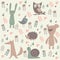 Cute forest animals