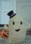 Cute Friendly White Ghost Halloween Decoration for Family and Children
