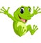 Cute frog cartoon