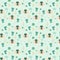 Cute frogs pattern