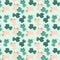 Cute frogs seamless pattern. Vector background design with frog characters