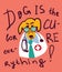 Cute funny dog doctor card and sign.