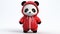 Cute, funny and emotional panda character animated. animated expressions, quirky expressions, playful expressions. happy