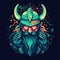 Cute and Funny Gaming Logo: Viral Viking