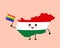 Cute funny smiling happy Hungary