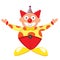 Cute, funny thick clown smiles