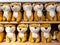 Cute and funny white and orange fox Cute and funny kids toys on shelf