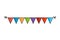 Cute garlands decorative icon