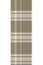 Cute gender neutral tartan seemless vertical border pattern. Checkered scottish flannel print for celtic home decor. For