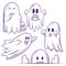 Cute Ghost Doodle Collection