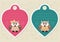 Cute gift tags with little owls