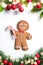 Cute Gingerbread man