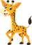 Cute giraffe cartoon