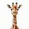 Cute Giraffe Close-up Art In Artgerm Style - Hyper-realistic Portraiture
