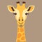 cute giraffe mammal animal head