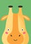 Cute giraffe snout flat vector illustration. Adorable wildlife african animal muzzle cartoon colorful background. Close