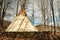 A cute glamour camping Teepee