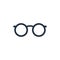 Cute glasses icon,Vector and Illustration