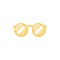 Cute glasses icon,Vector and Illustration