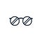 Cute glasses icon,Vector and Illustration