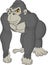 Cute gorilla cartoon