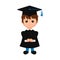 Cute graduated boy image