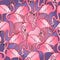 Cute graphic flamingo pattern