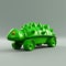 Cute Green Ankylosaurus Toy Car For Little Children - Low-fi Ar 1:1