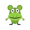 Cute green mouse