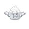 Cute Grinning sour cream mascot cartoon style