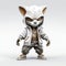 Cute Halloween Hip Hop Chupacabra Toycore Cat With Sneakers