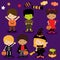 Cute Halloween kids