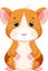 Cute hamster cartoon