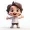 Cute Happy Baby Toddler Animation 3d Illustrations By Julianpr