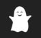 Cute happy ghost character