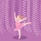 cute happy kids play joy vector ballet dancer