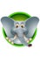 Cute head of elephant cartoon