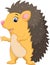 Cute hedgehog cartoon