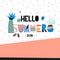 Cute Hello Summer Poster