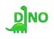 Cute Herbivorous Long-necked Dinosaur, Dino with a Long Neck. Diplodocus, Brachiosaurus, Brontosaurus. For Print. Modern flat
