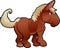 Cute Horse Farm Animal Vector